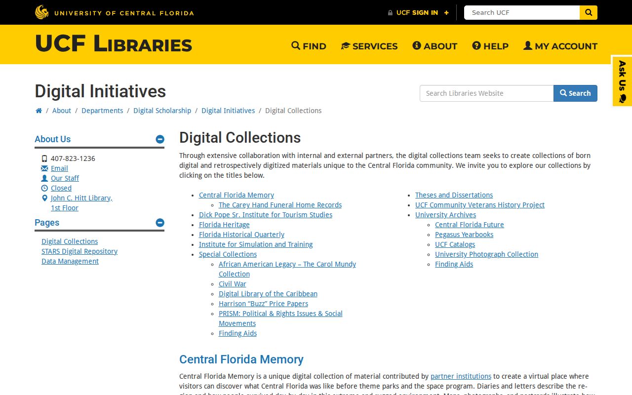 Orlando city directory research in UCF digital collections