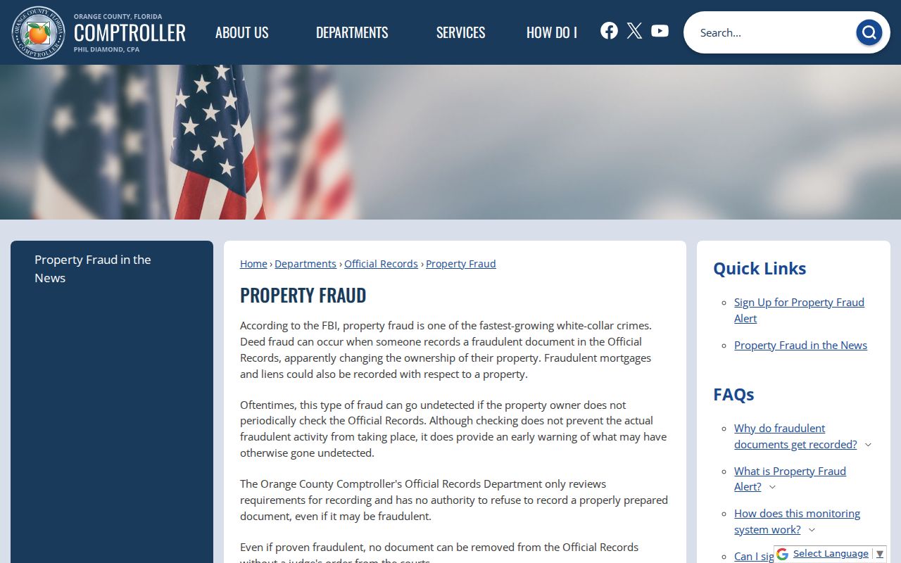 Orlando ZIP code directory follow-up with Orange County Property Fraud Alert